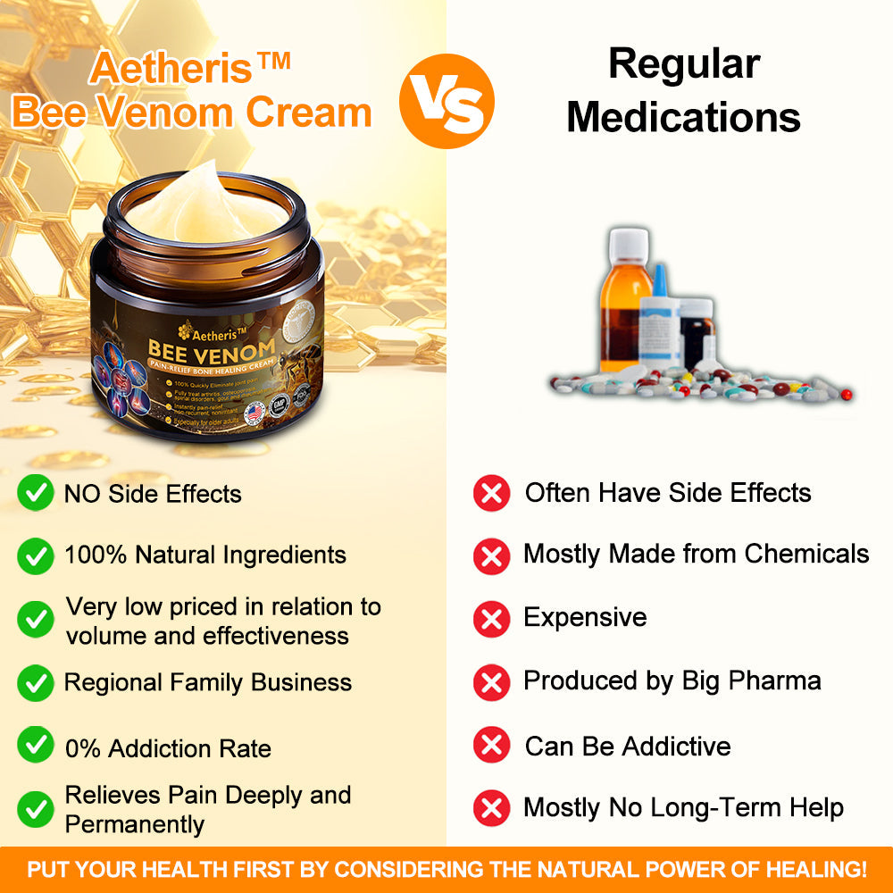 Official Store: Aetheris™ Bee Venom Arthritis Therapy Cream(Specially for older adults & AAOS recommends)Last day promotion 70% off🔥